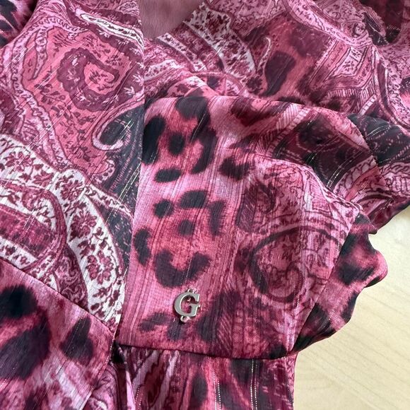 Guess Printed High Low Dress - Picture 6 of 8